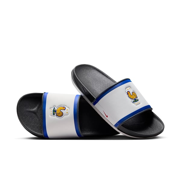 Claquettes Officielles Equipe De France FFF - Gomme - Pointures 37 à 46 - Collection Bleu Blanc Rouge