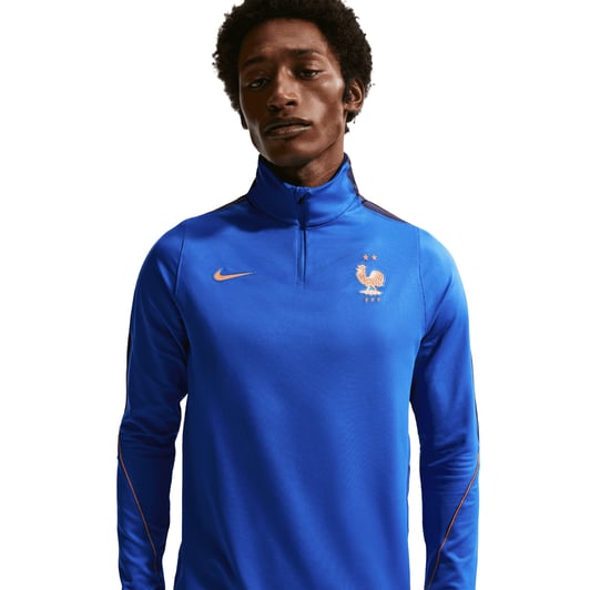 Pantalon Training Équipe De France FFF – Collection Officielle Adulte Homme – Fit Confortable 100% Polyester