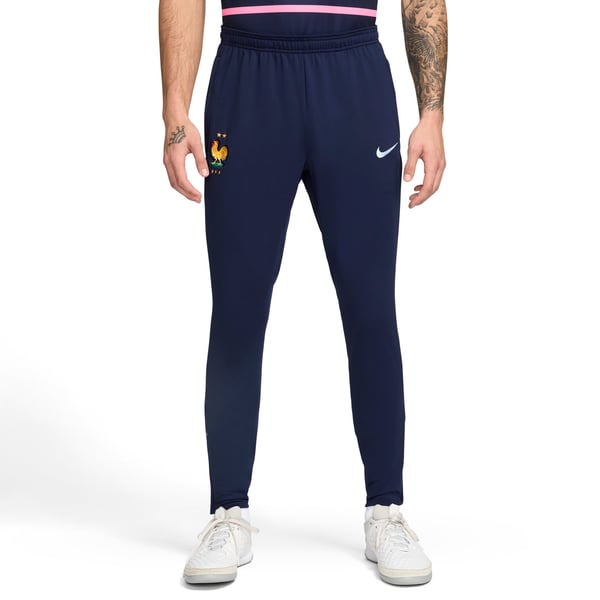 Pantalon Molleton Fit FFF – Collection Officielle Équipe De France – Coton, Tailles Enfant Et Adulte S à XXL – Bleu