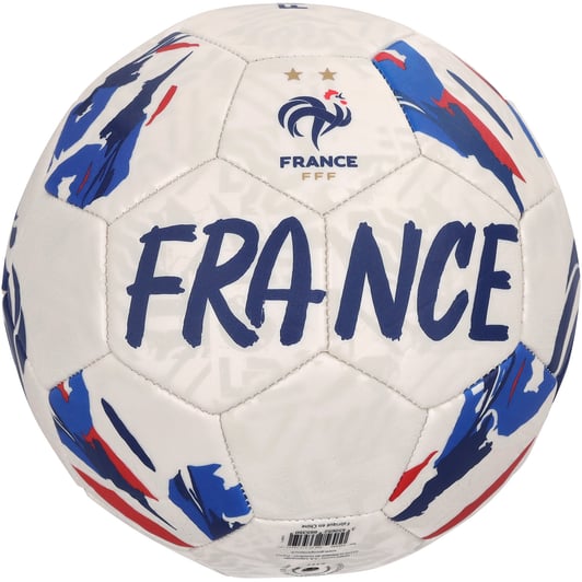 Ballon De Football France 2 Étoiles - Collection Officielle Équipe De France, Taille 4 Mousse Résistante