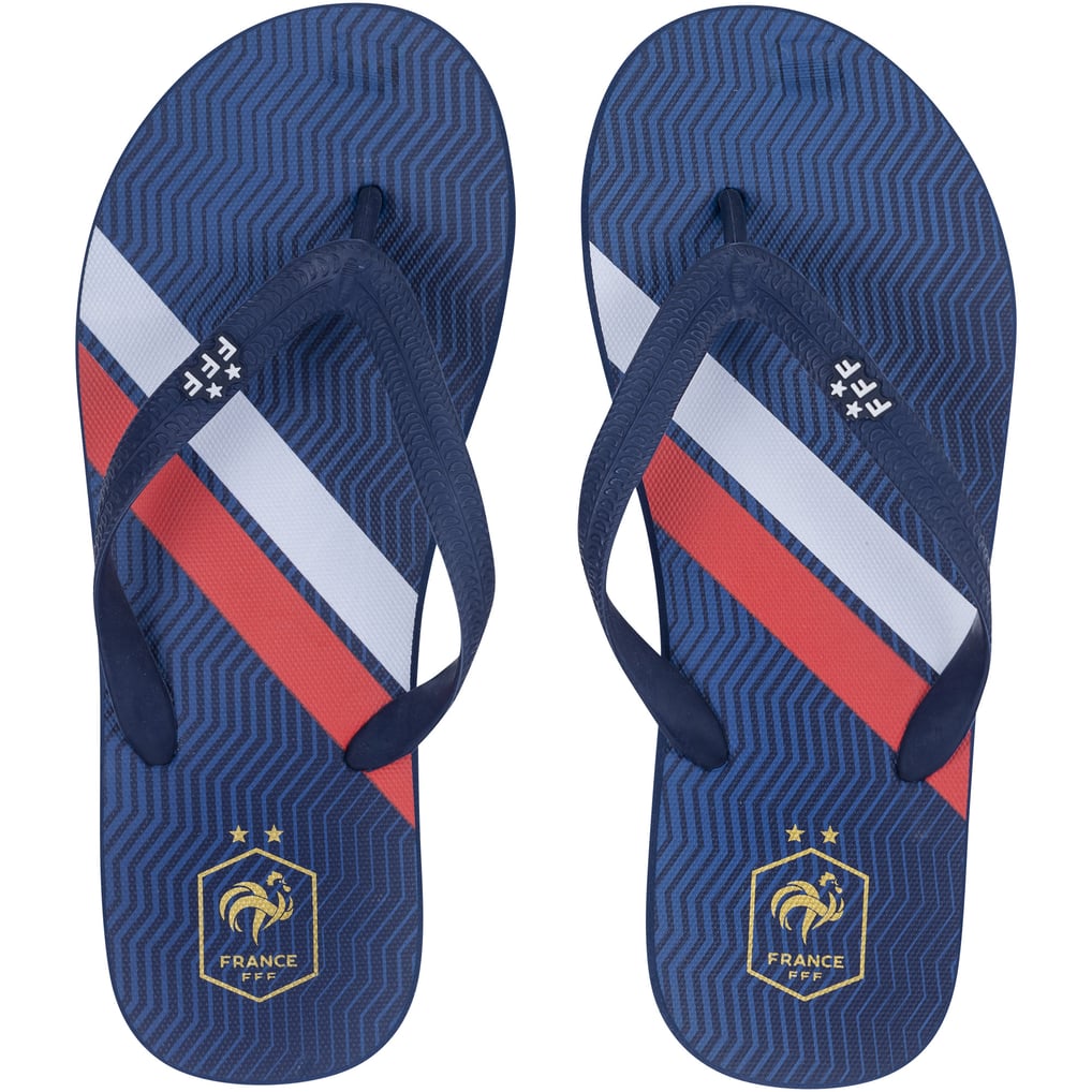 France Stripe Flip Flops - Navy - Unisex