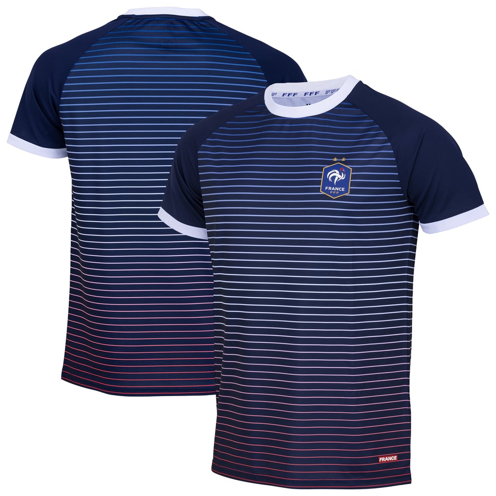 T-shirt Garçon Next Rayé Bleu Et Marine - Taille 7 Ans, 100% Coton, Poche, Neuf Avec étiquette