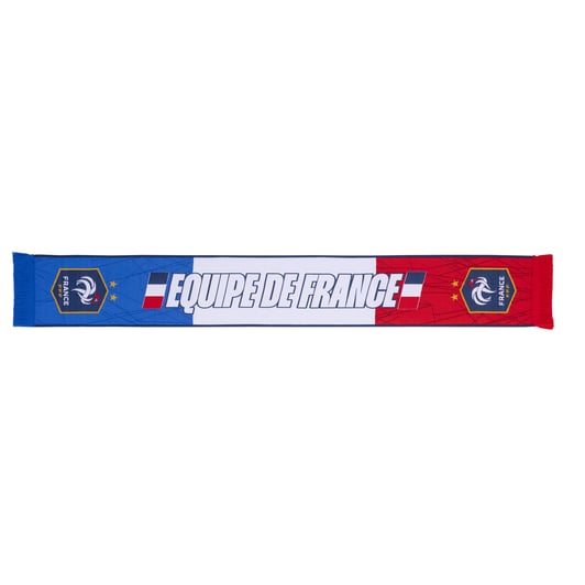 Écharpe Officielle Équipe De France De Football FFF - Collection 140 Cm - Bleu Blanc Rouge
