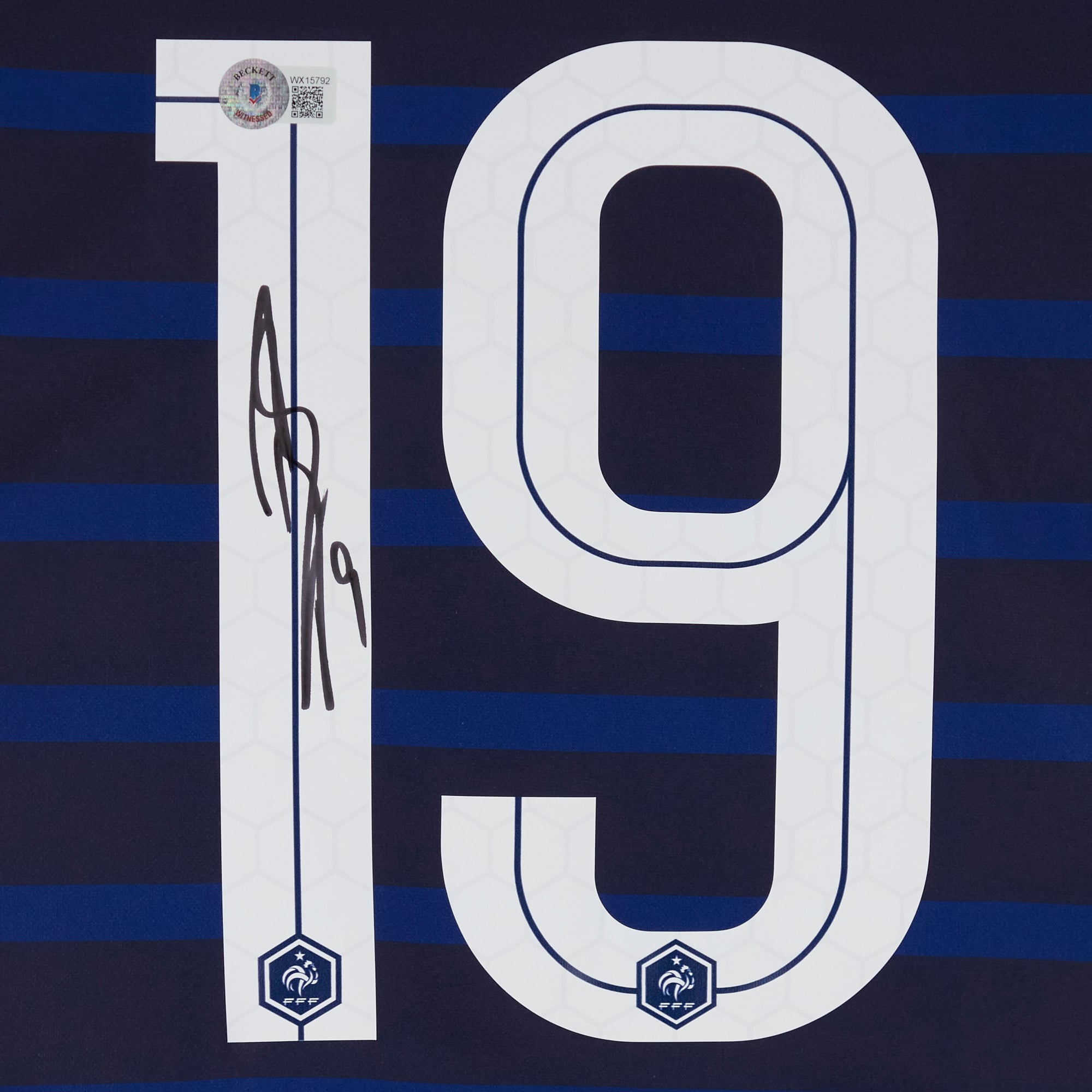 T-shirt Equipe De France Officiel Karim Benzema N°19 - 100% Coton, Taille Homme, Collection FFF - 6