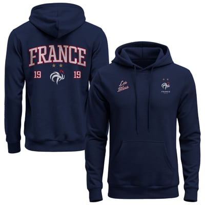France National Team 1863FC Athletic Wordmark Hoodie - Navy
