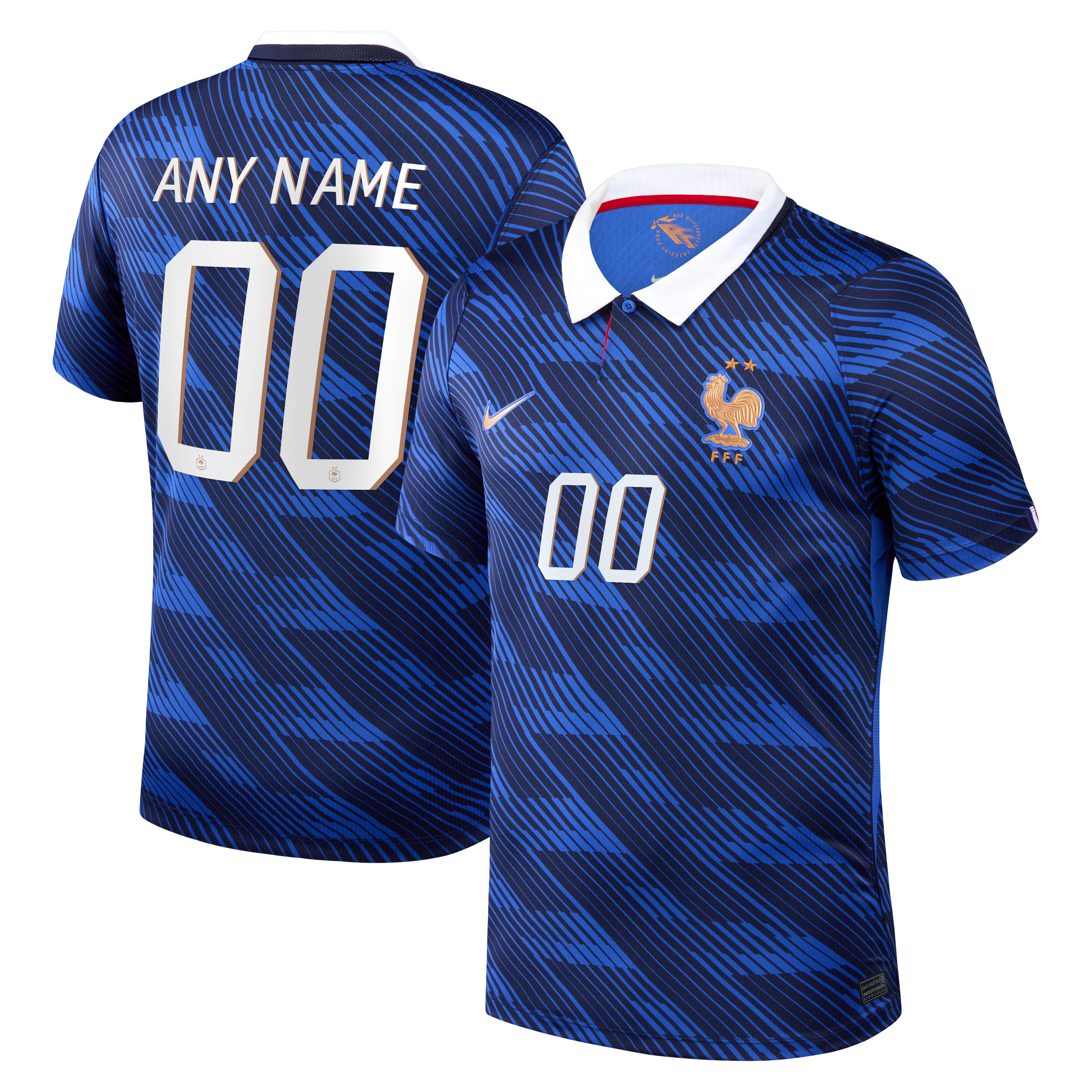 France National Team Nike 2026 Home Stadium Replica Custom Jersey 