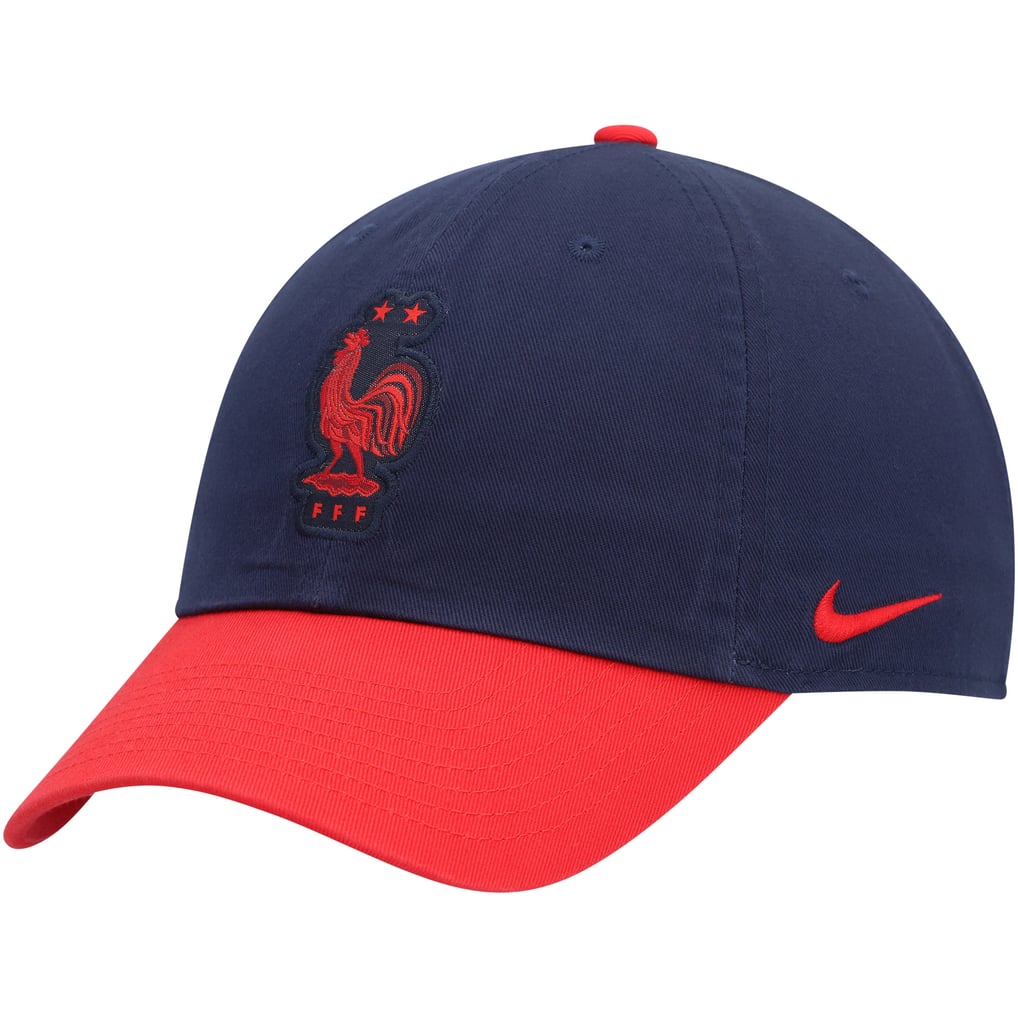 Casquette FFF Fan Collection – Équipe De France Football, Homme, Taille Réglable, Logo Brodé, Coton Twill