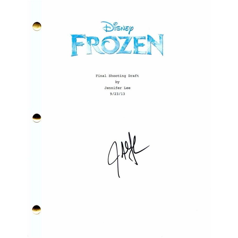 Frozen Ii Script Disney Autographs Frozen