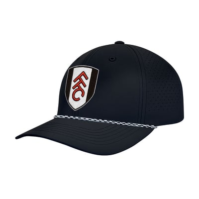  Fulham 1863FC Color Badge Airflow Adjustable Hat - Black