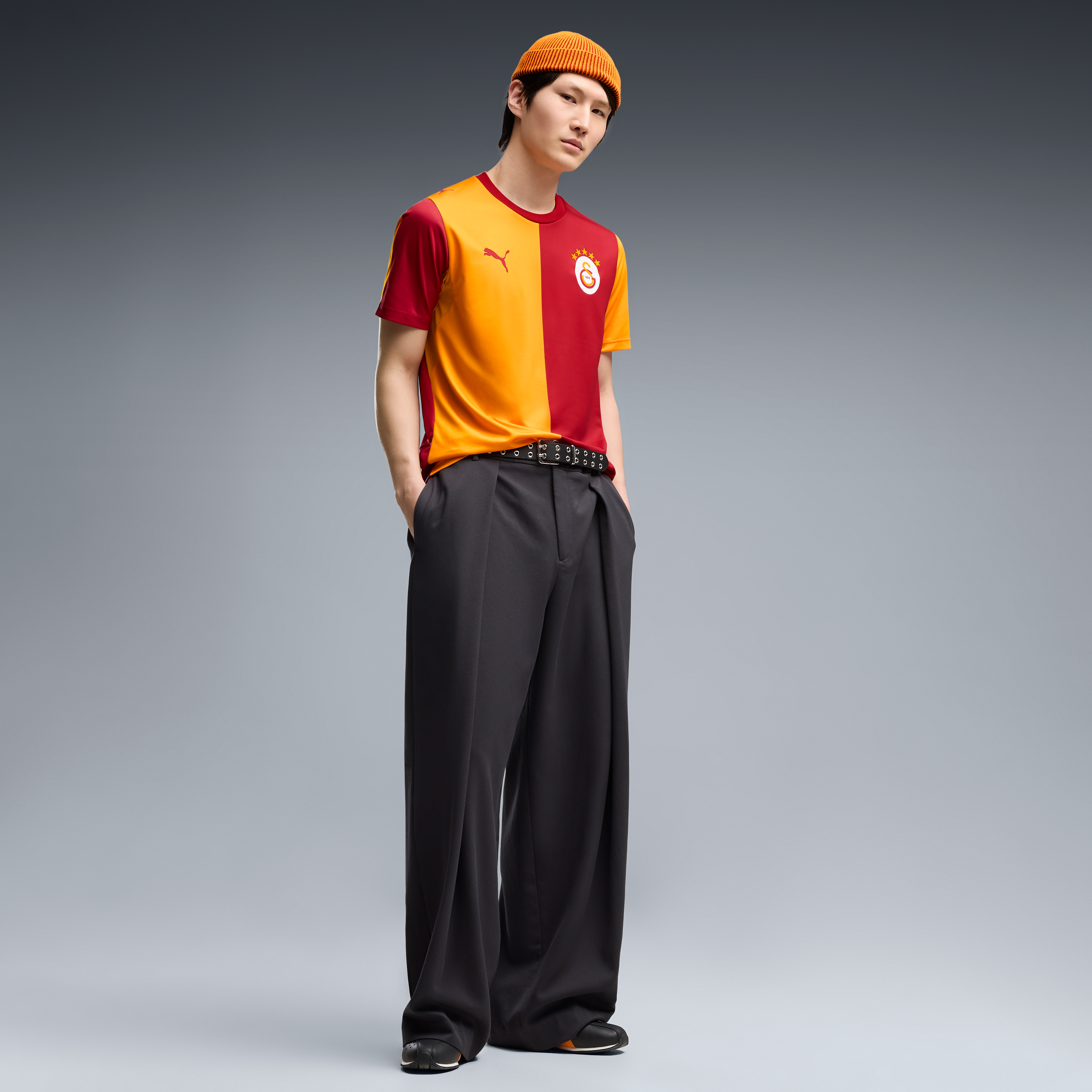 Men's Puma  Dark Red/Orange Galatasaray 2026/27 Home Replica Jersey
