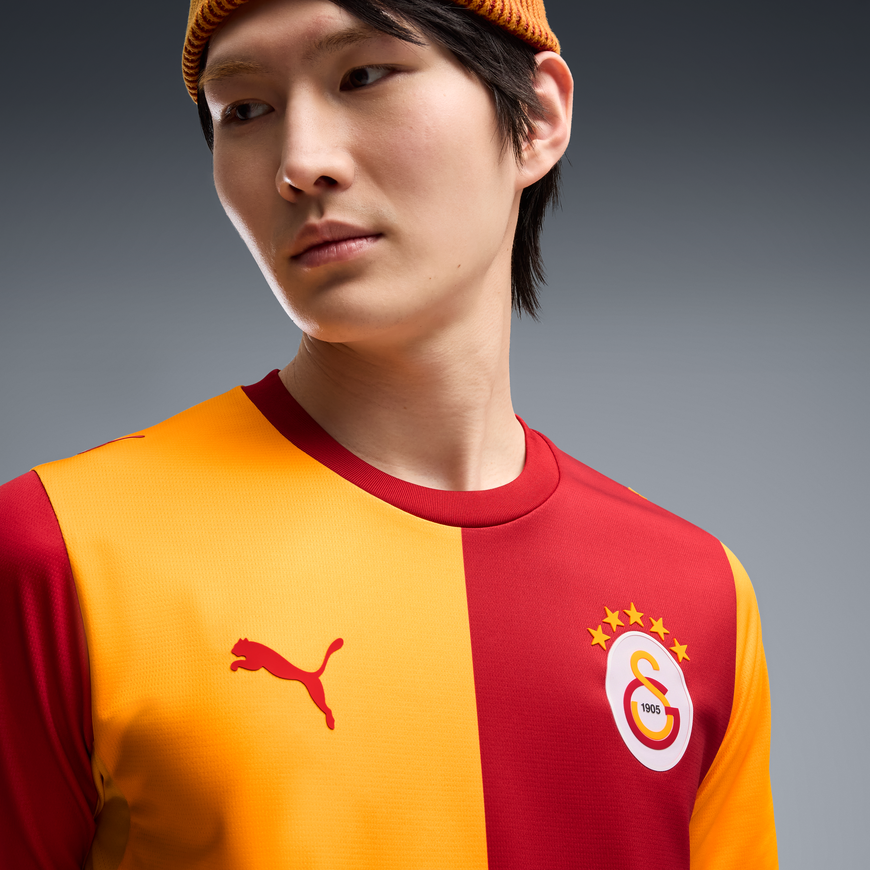 Men's Puma  Dark Red/Orange Galatasaray 2026/27 Home Replica Jersey