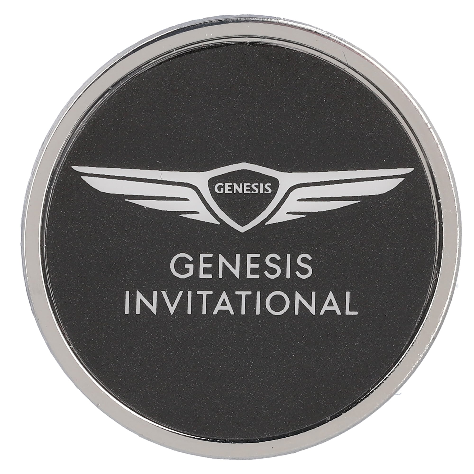 Badge Pin Officiel Genesis - Logo Orange Classic (Environ 4 X 2,5 Cm)