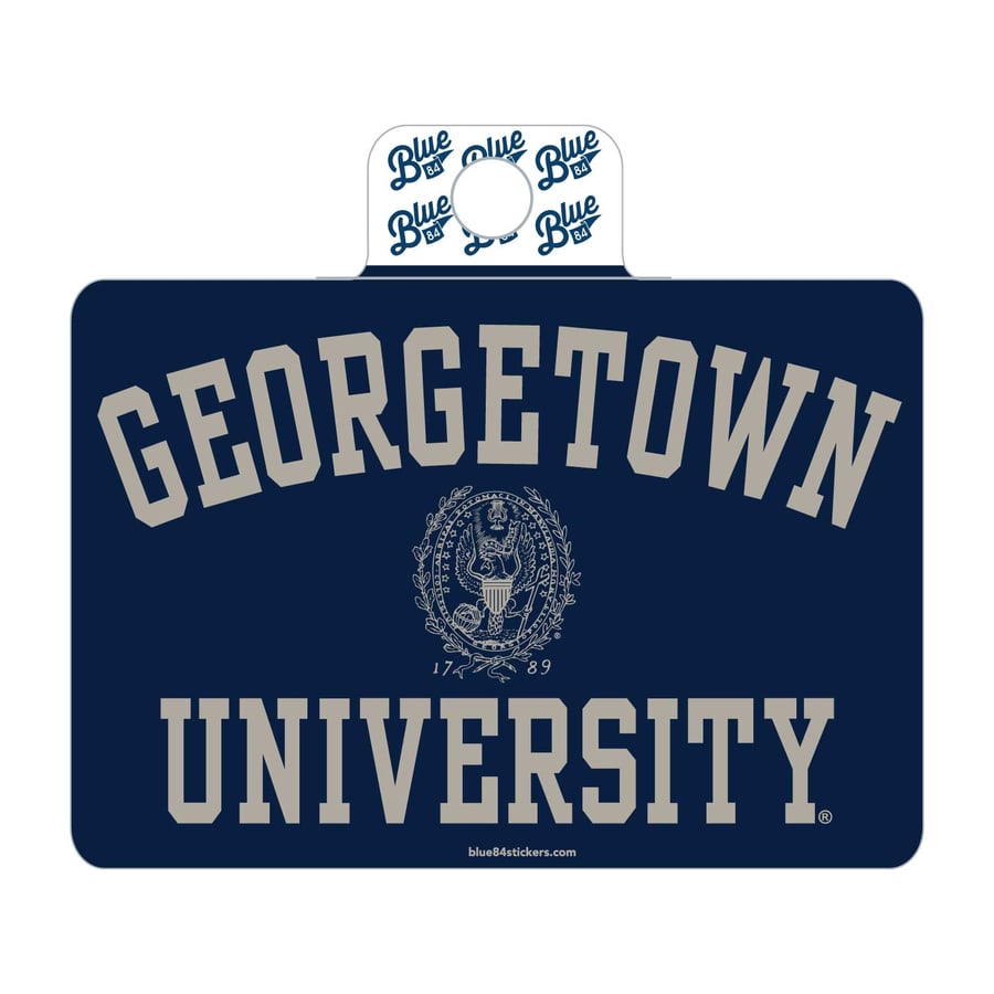 Georgetown Insignia Georgetown University Sticker Georgetown Sticker Etsy New Zealand