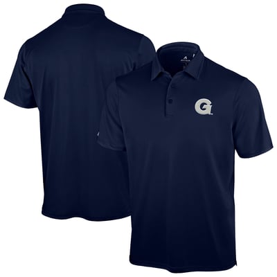 Georgetown Hoyas Antigua Unshakable Solid Polo - Navy