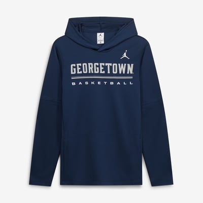  Georgetown Hoyas Jordan Brand 2026 Sideline Lightweight Dri-FIT Hoodie - Navy