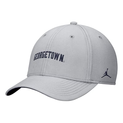 Georgetown Hoyas Nike Primetime SwooshFlex Dri-FIT Hat - Gray