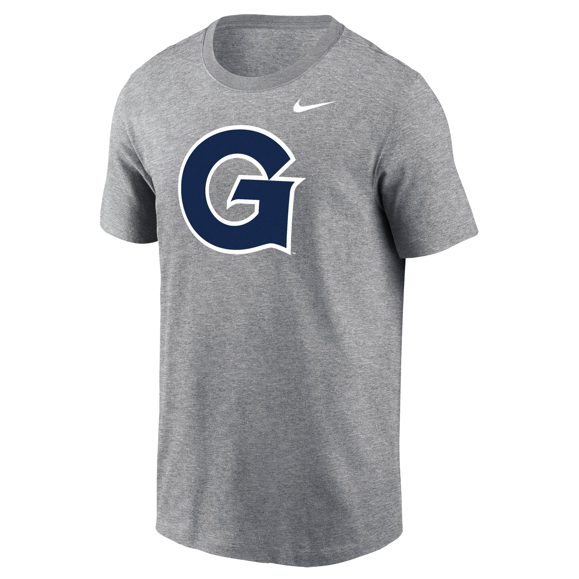 Men's Nike Gray Georgetown Hoyas School Logo T-Shirt