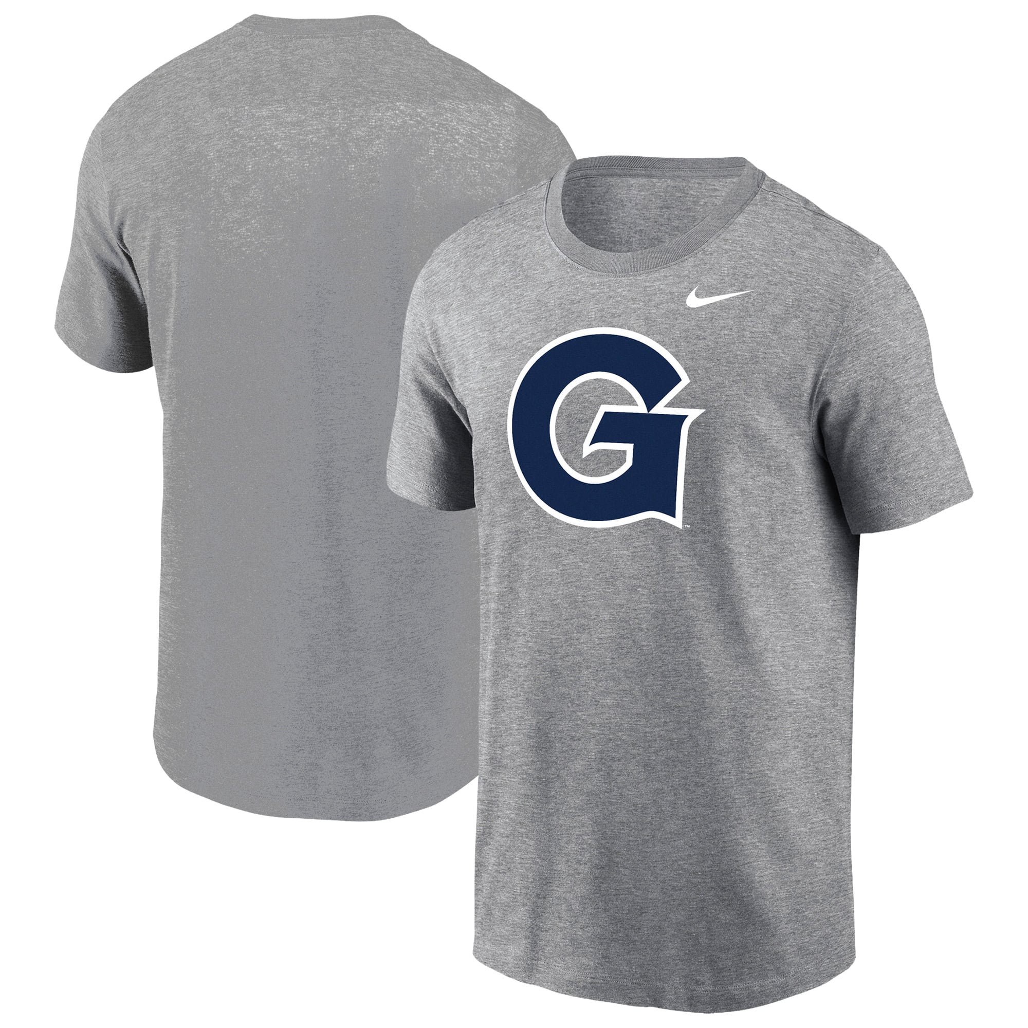 Men's Nike Gray Georgetown Hoyas School Logo T-Shirt