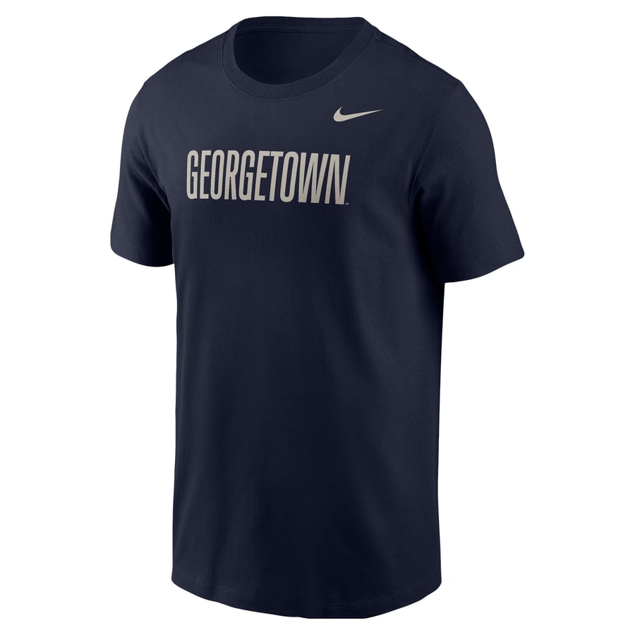 Georgetown Insignia Nike Georgetown T Shirt American College × Nike × Vintage Vintage