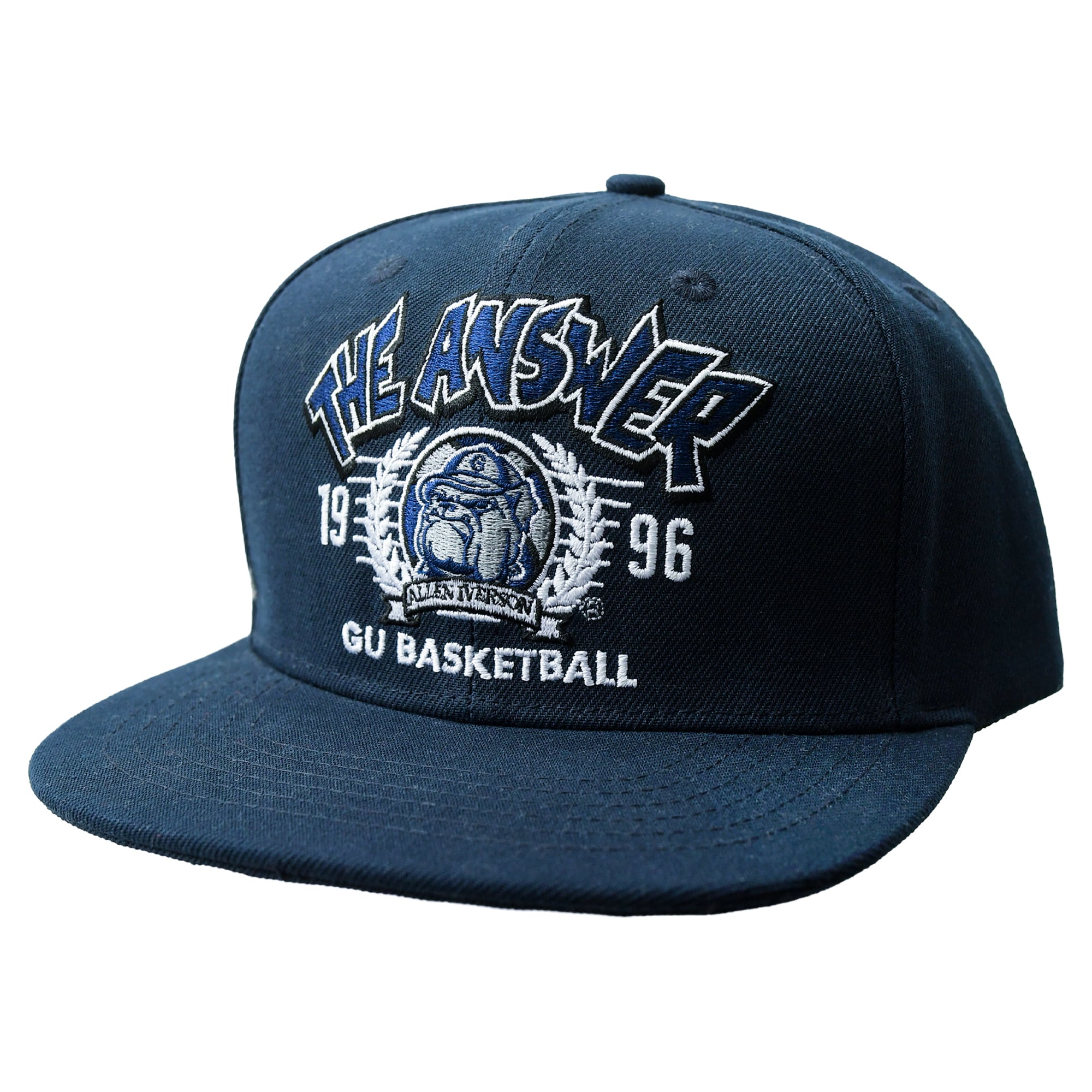 Casquette snapback Roots of Fight x Georgetown Hoyas x Allen Iverson bleu marine '96 pour homme