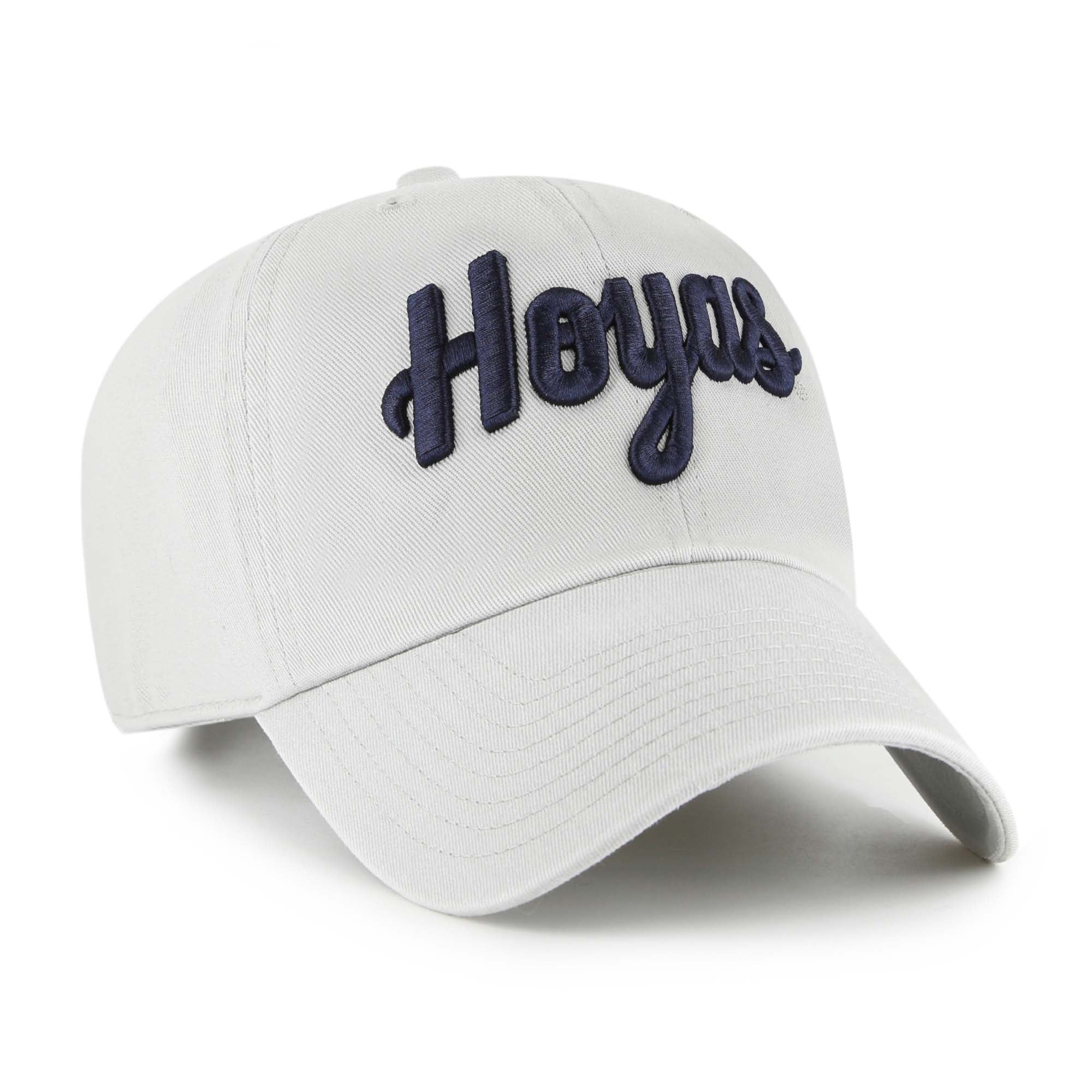 Unisex '47 Georgetown Hoyas Gray Clean Up Adjustable Hat