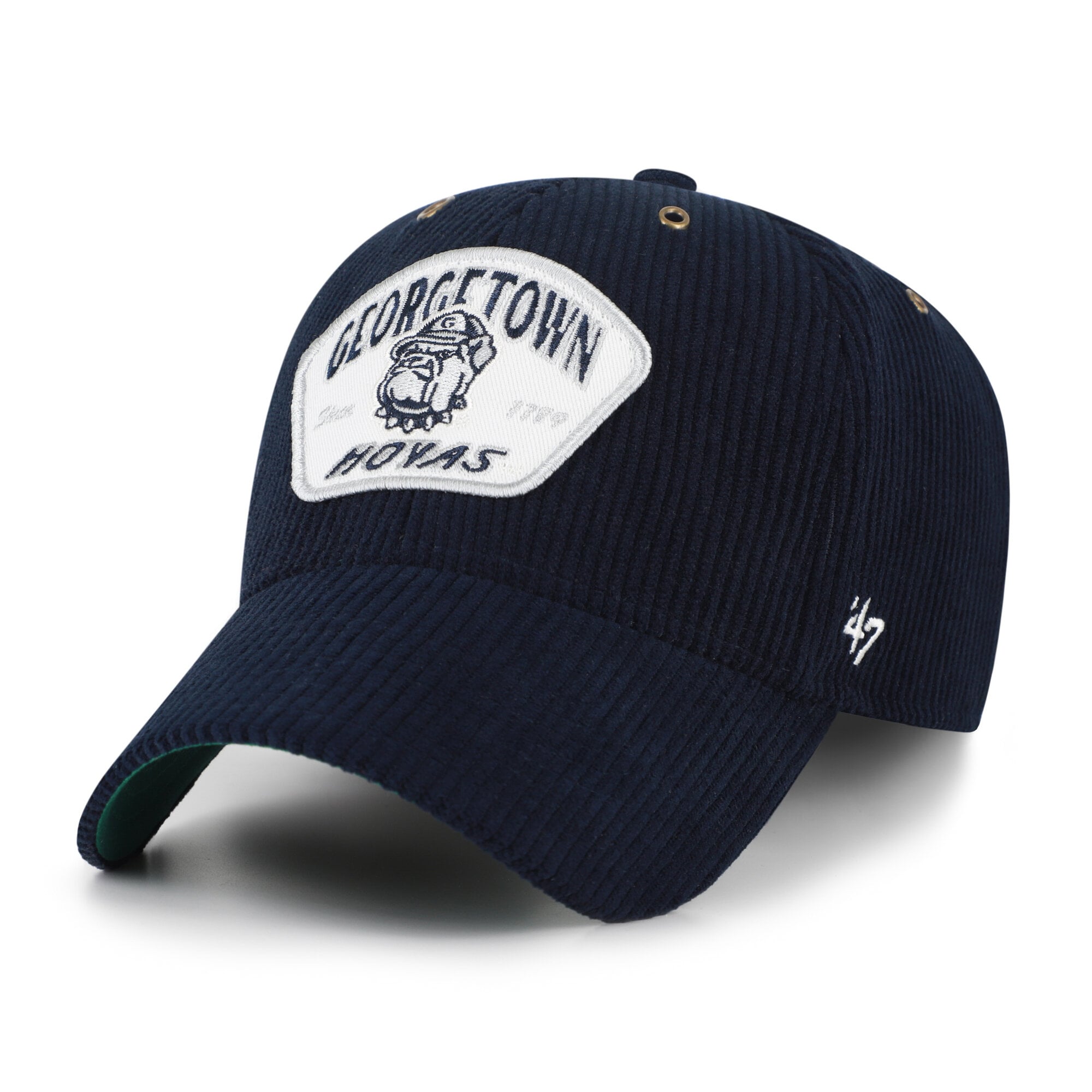 Casquette unisexe ajustable '47 Navy Georgetown Hoyas Accordia en velours côtelé MVP