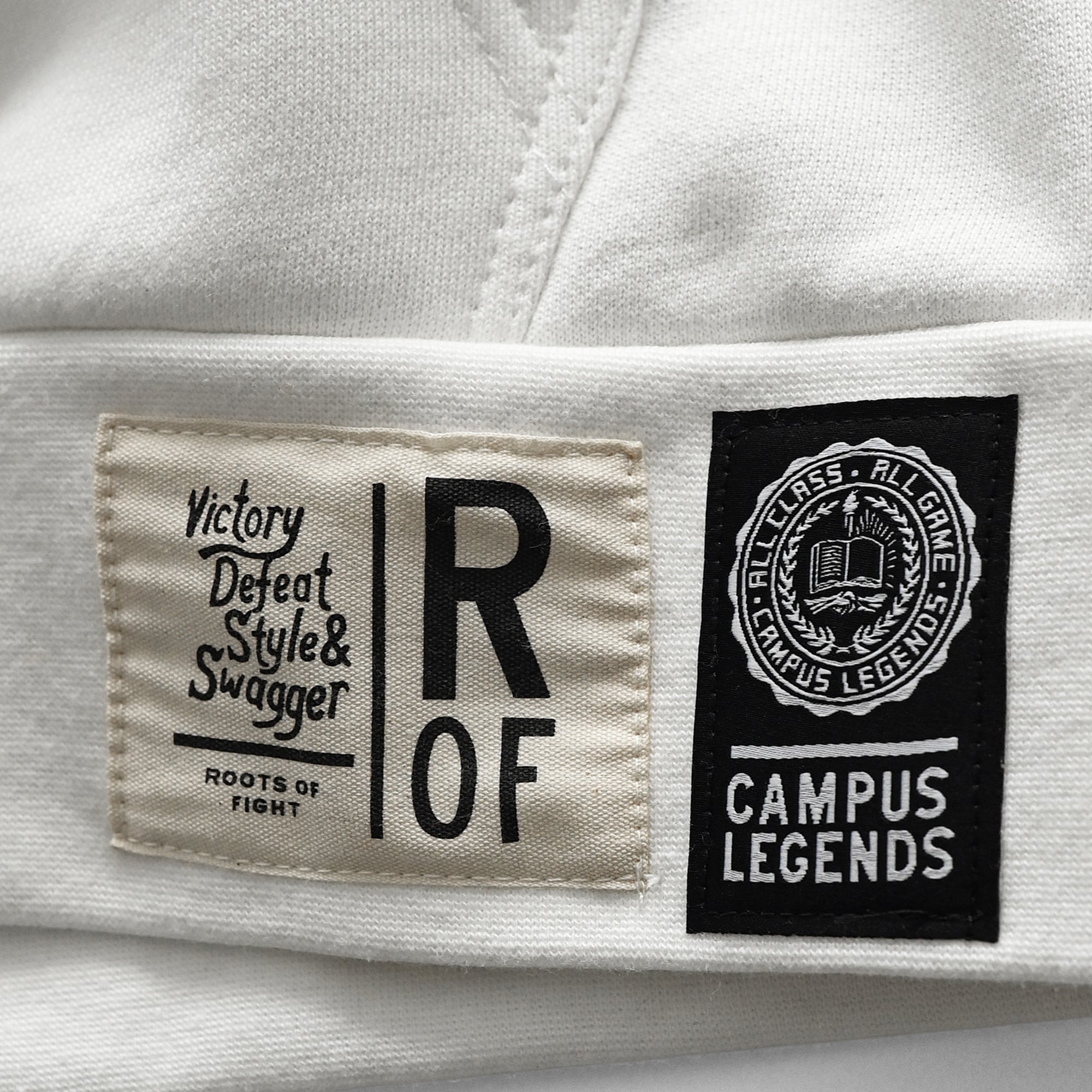 Sweat à capuche unisexe blanc épais Roots of Fight x Georgetown Hoyas Allen Iverson