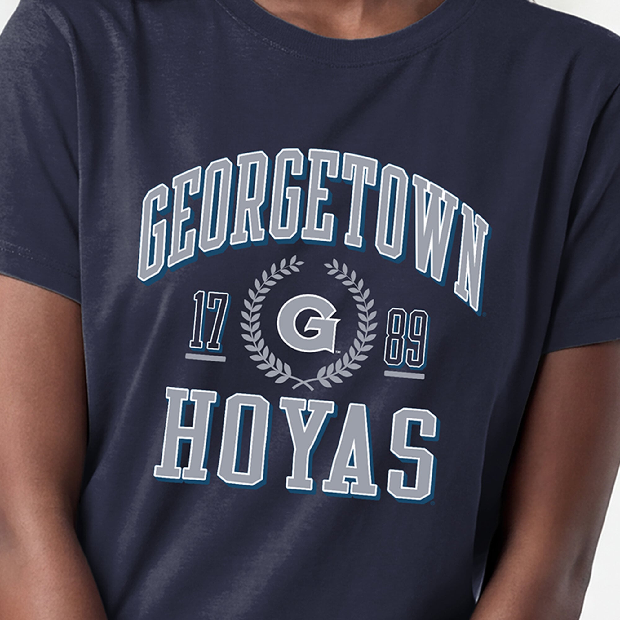 Women's Champion Navy Georgetown Hoyas Lifestyle T-Shirt