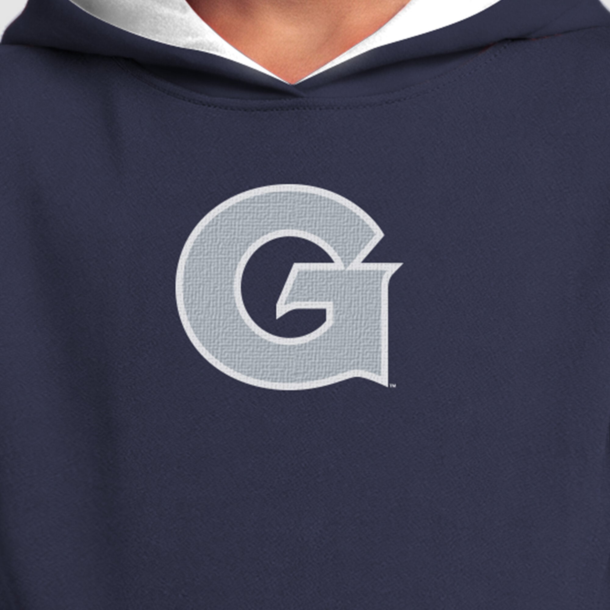 Youth Champion  Navy Georgetown Hoyas Fleece Hoodie