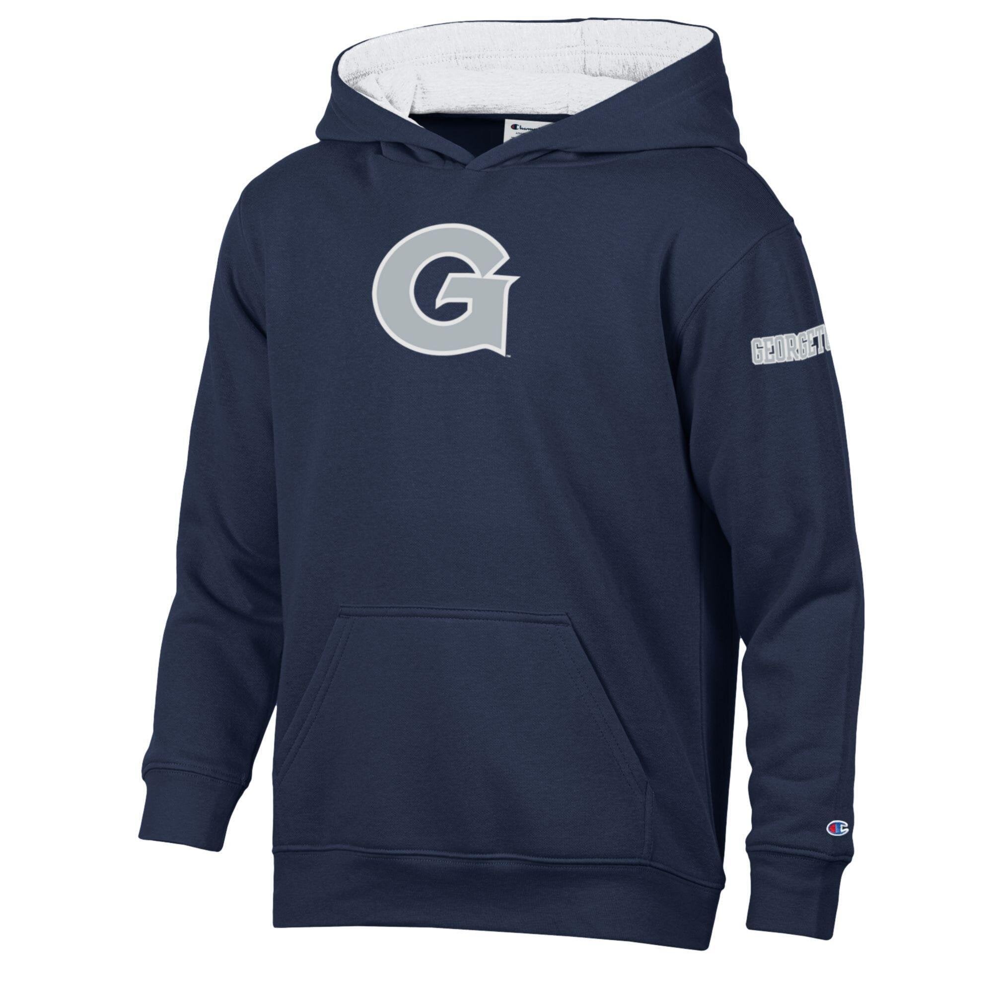 Youth Champion  Navy Georgetown Hoyas Fleece Hoodie