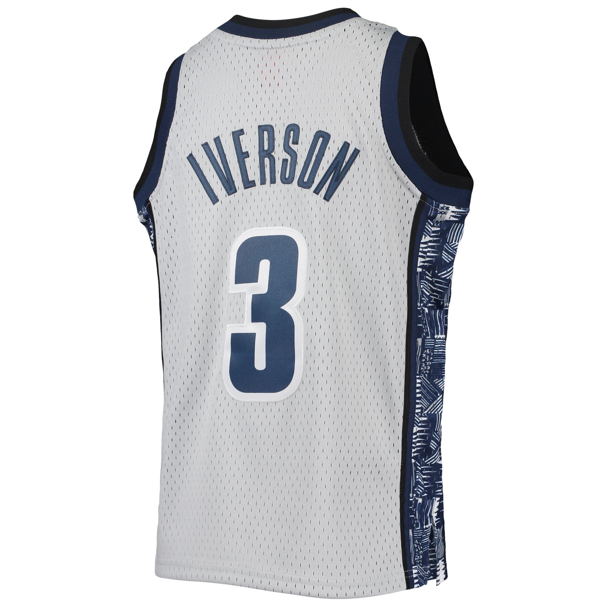 Youth Mitchell & Ness Allen Iverson Gray Georgetown Hoyas 1995/96 Replica Swingman Jersey