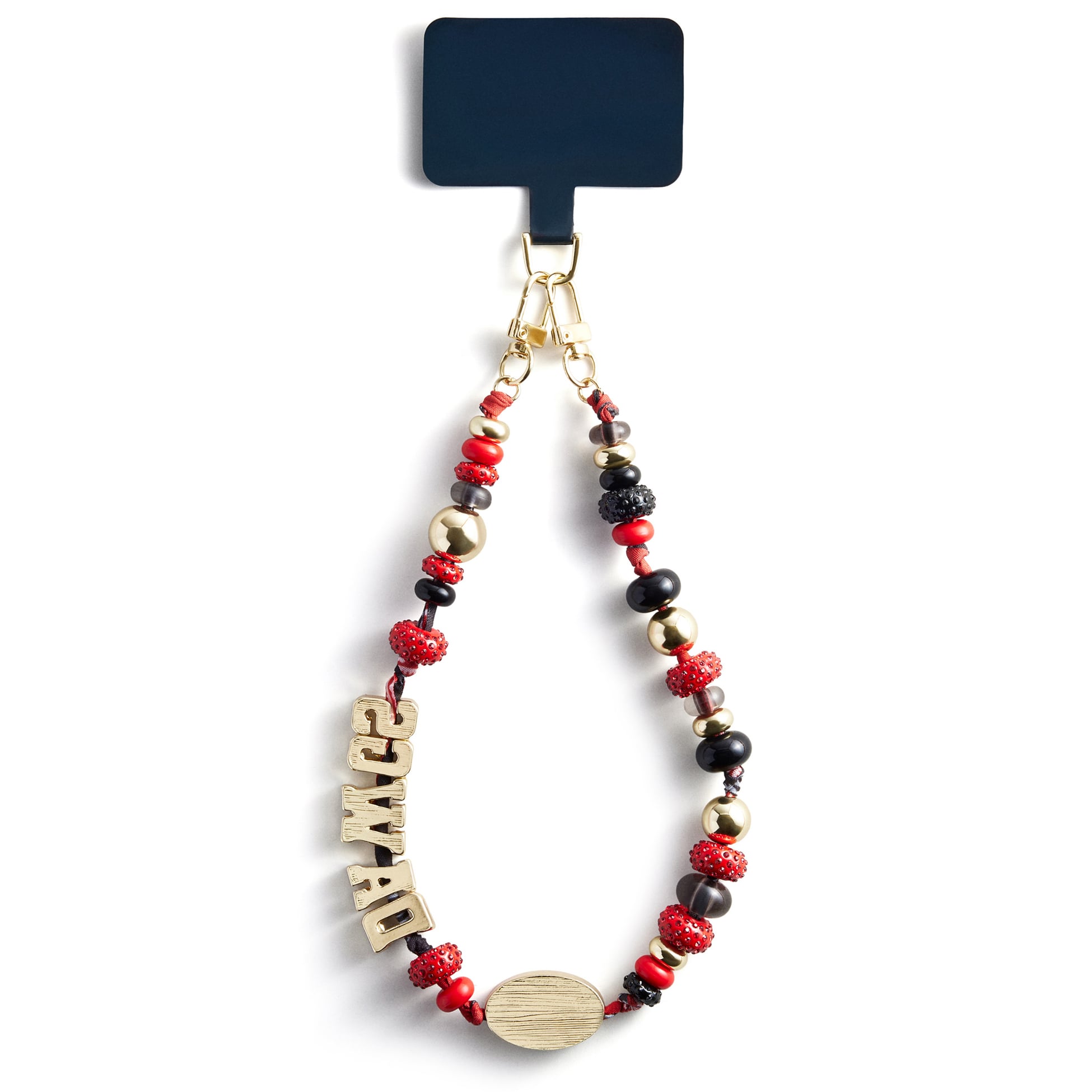 BaubleBar Georgia Bulldogs Beaded Phone Strap