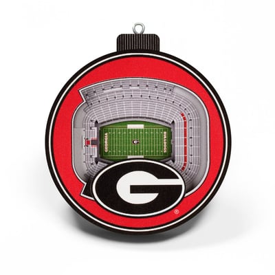 Georgia Bulldogs Fanpoint 3D Stadium Ornament