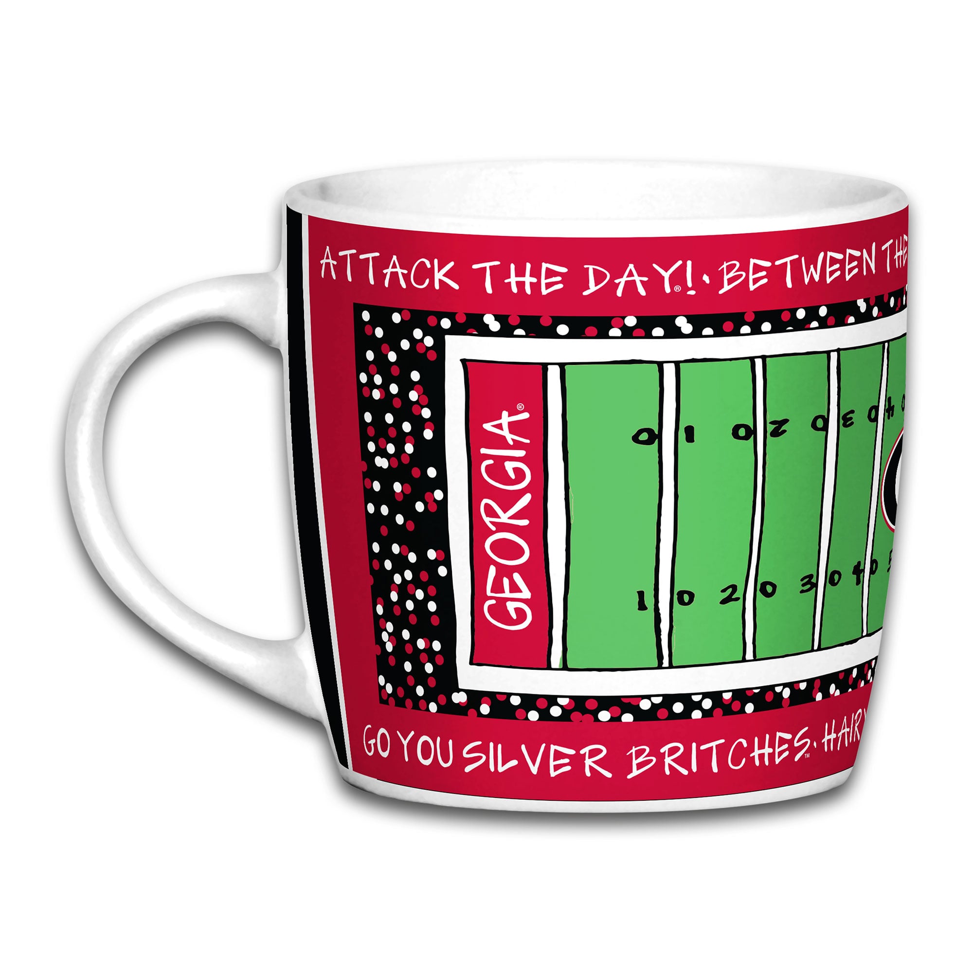 Mug de stade Georgia Bulldogs de 887 ml (30 oz).