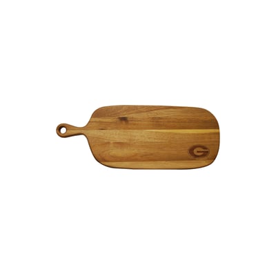 Georgia Bulldogs Acacia Paddle Serving Board
