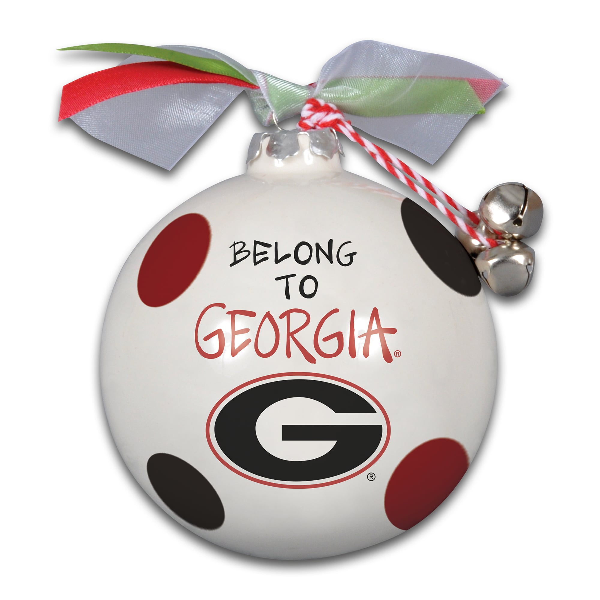 Ornement Maison et Cœurs des Georgia Bulldogs