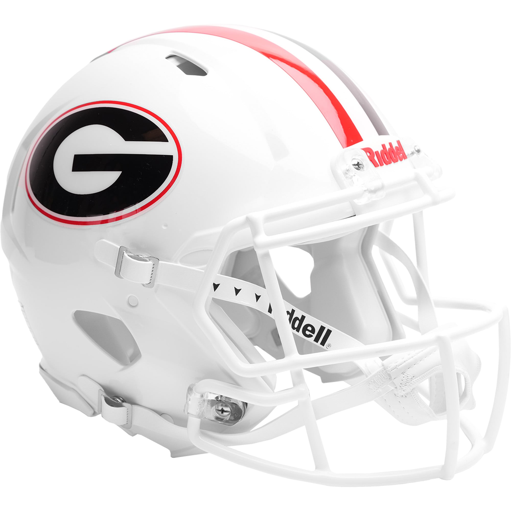Georgia Bulldogs Riddell White Speed Authentic Helmet