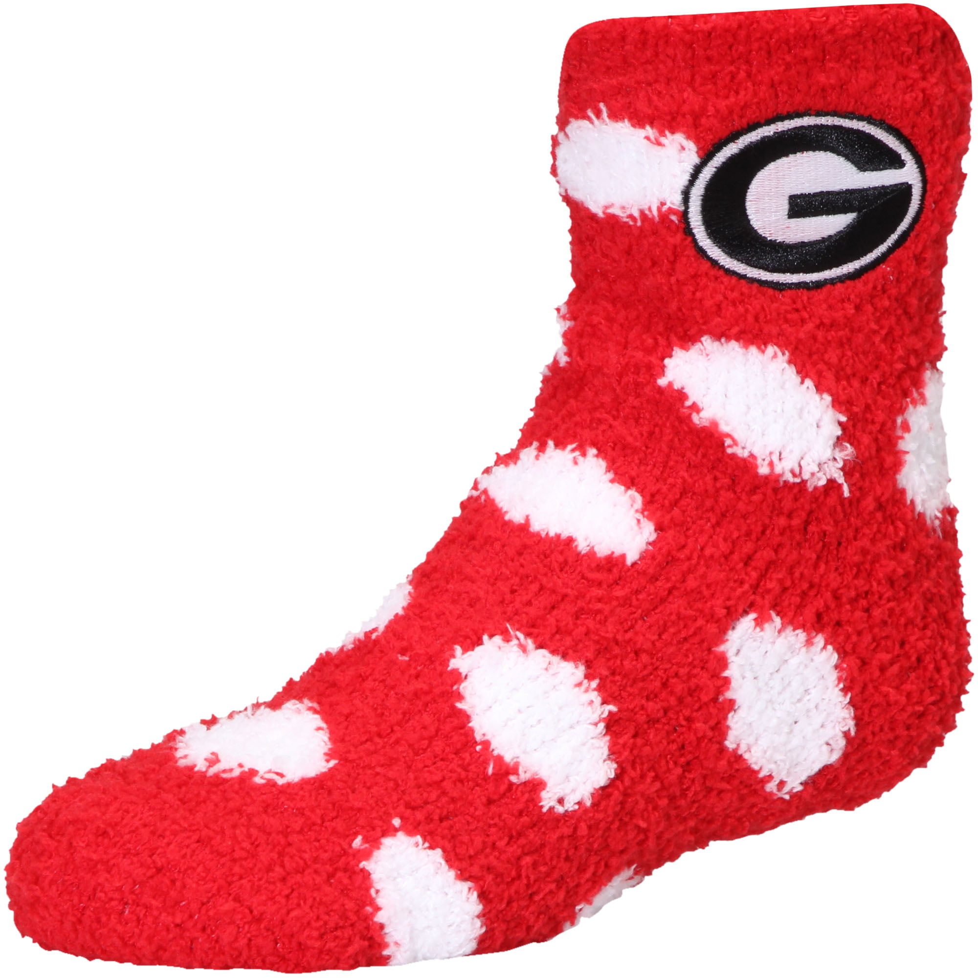 Chaussettes duveteuses ZooZatz Georgia Bulldogs pour filles