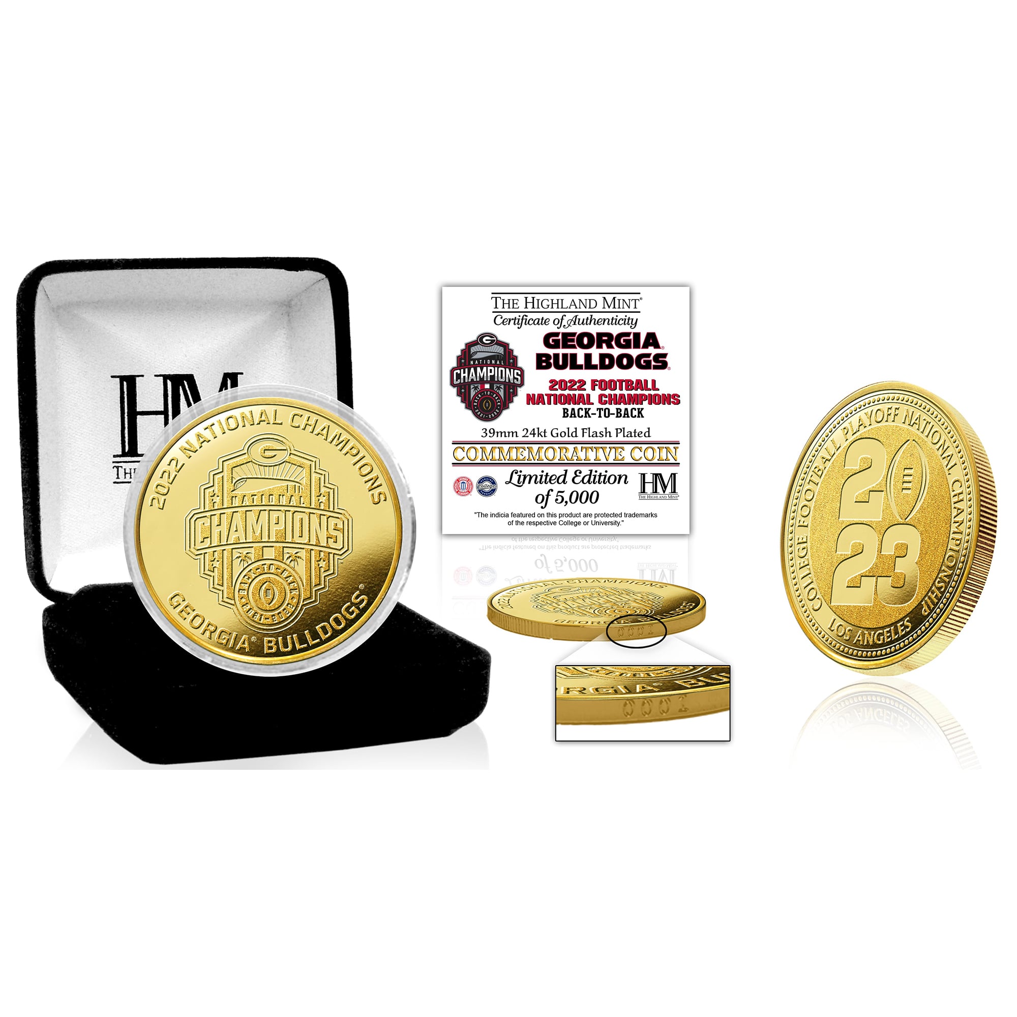 Highland Mint Georgia Bulldogs College Football Playoff 2022