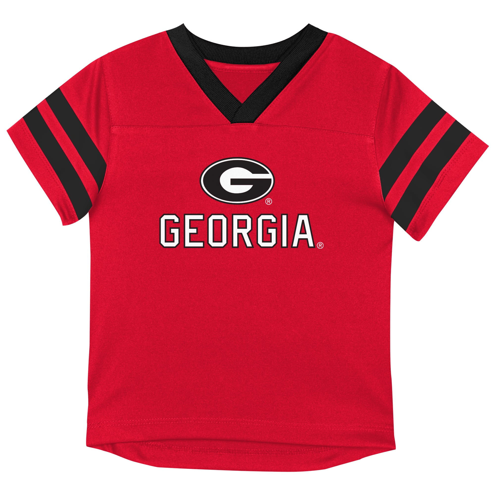 Ensemble haut et pantalon rouge noir à l'effigie des Georgia Bulldogs, logo de l'équipe, zone rouge, la marque Outerstuff.