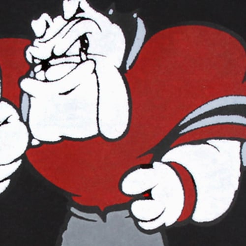 Body bébé Two Feet Ahead noir Georgia Bulldogs avec grand logo