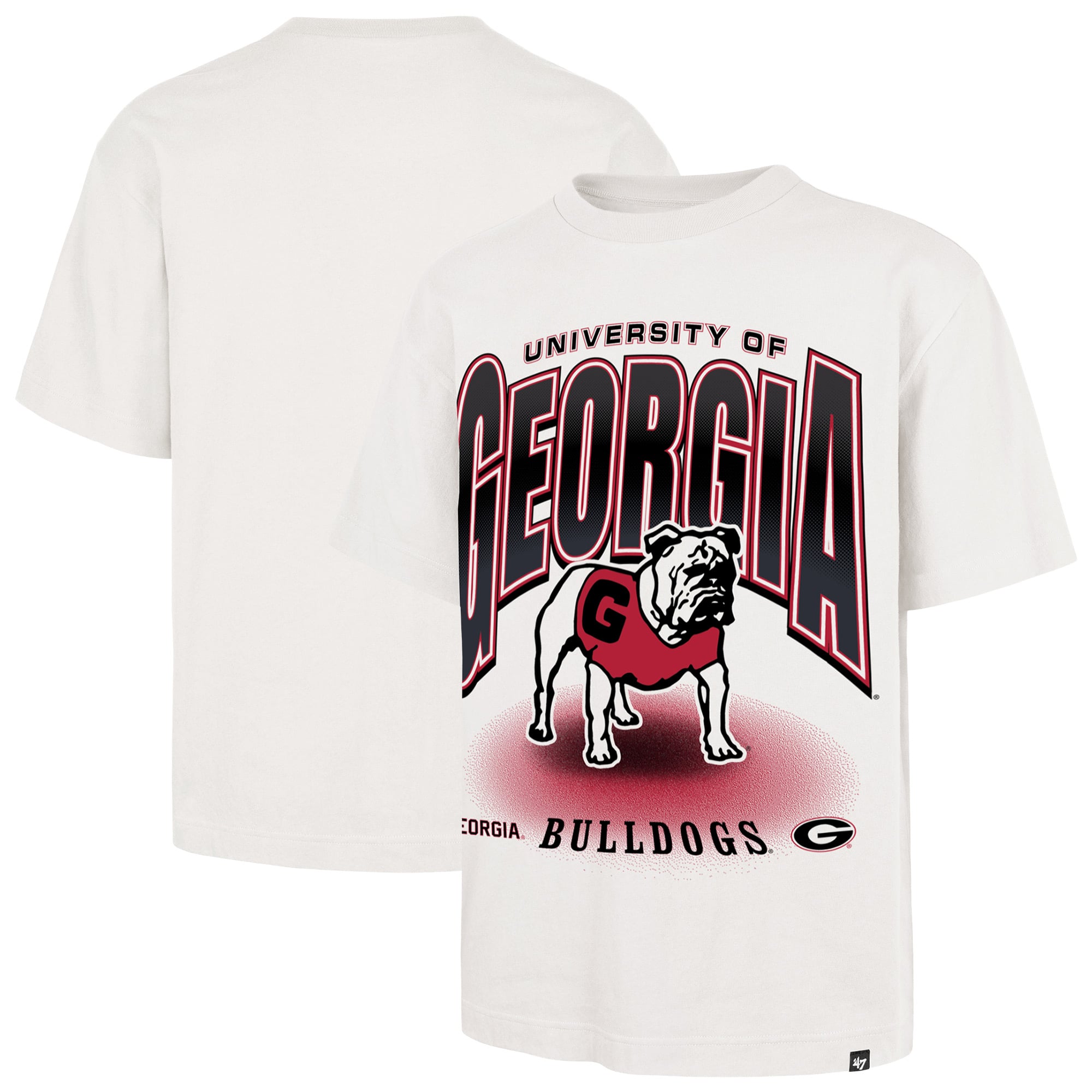 Men's '47 Cream Georgia Bulldogs Team Flex Foundation T-Shirt
