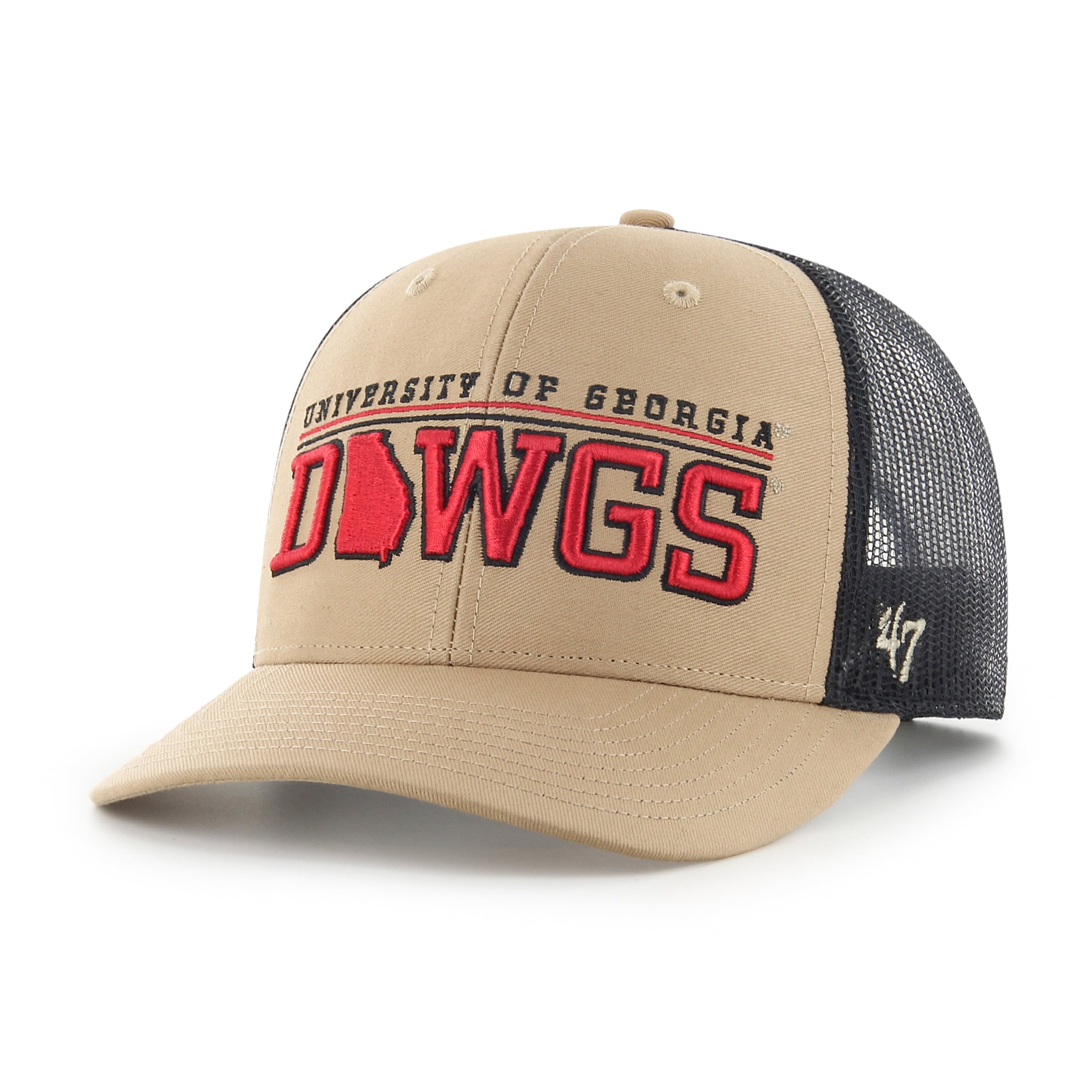 Casquette trucker ajustable Georgia Bulldogs kaki '47 pour homme