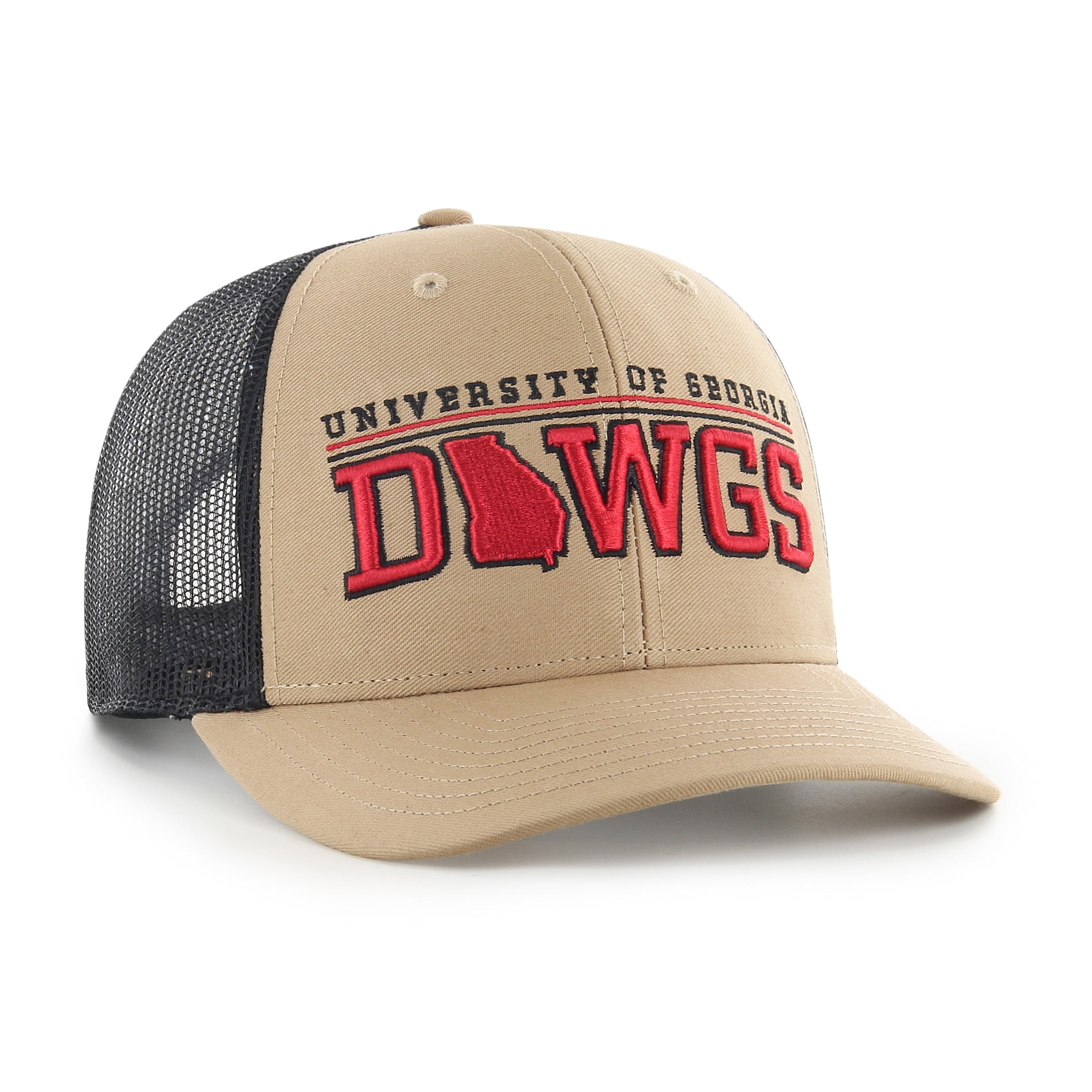 Casquette trucker ajustable Georgia Bulldogs kaki '47 pour homme