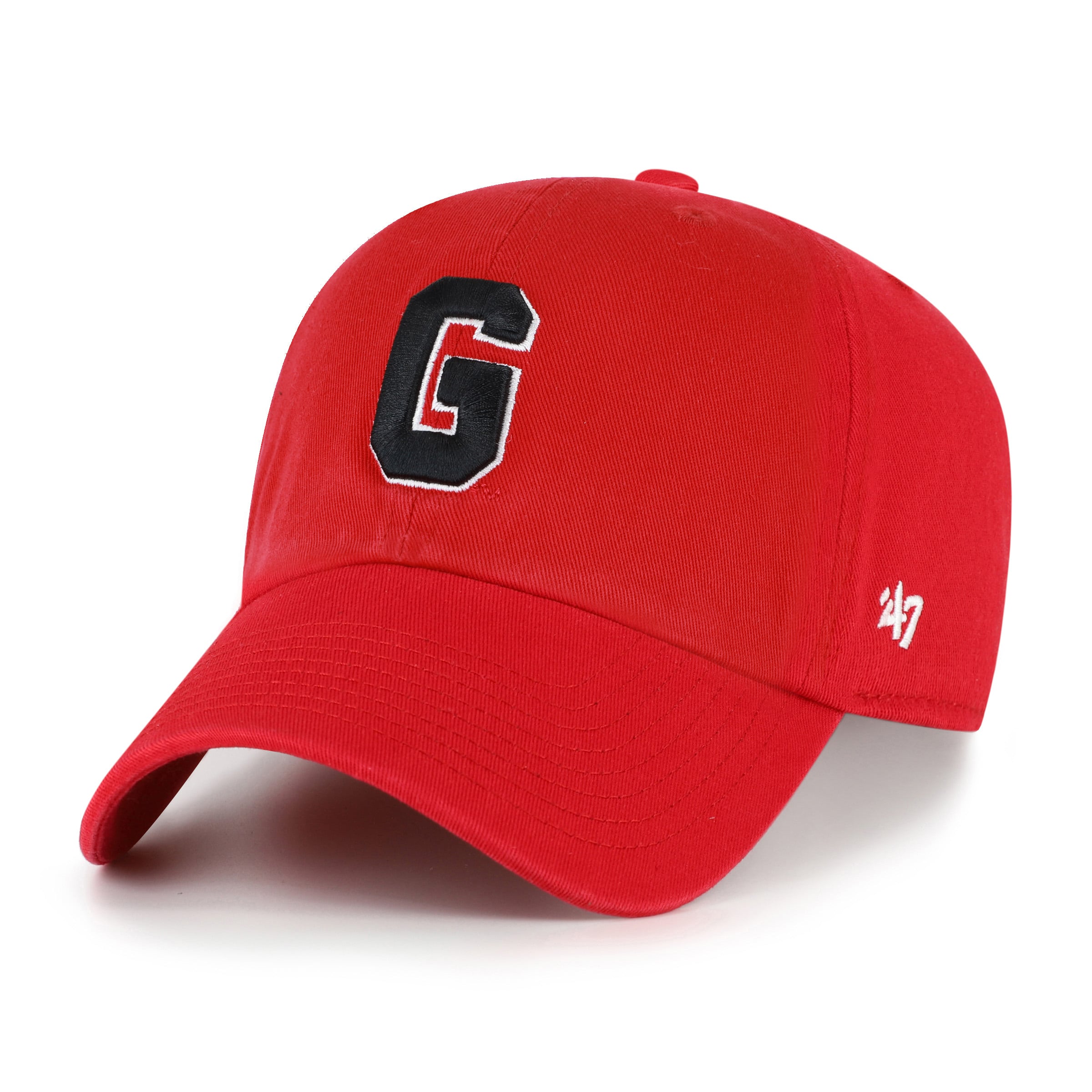 Casquette ajustable pour homme « 47 Red Georgia Bulldogs Vault Clean Up »