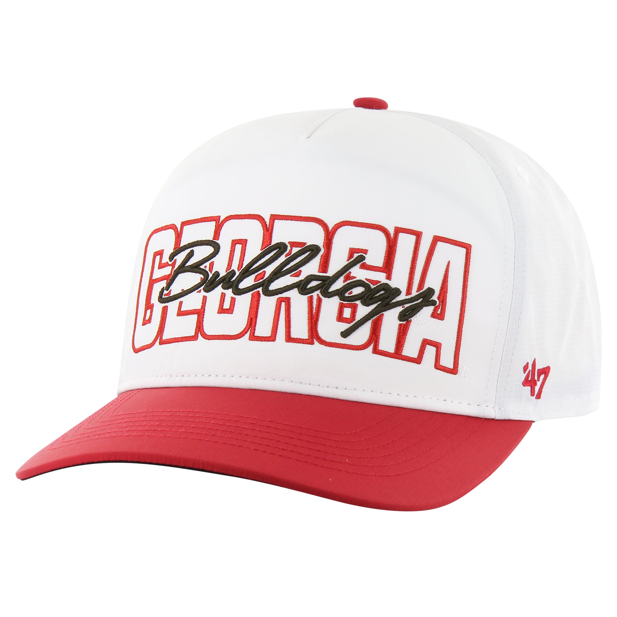 Men's '47 White Georgia Bulldogs Lineman Hitch Adjustable Hat
