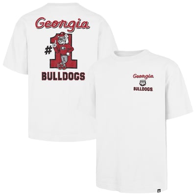  Georgia Bulldogs '47 #1 Mascot Foundation T-Shirt - White