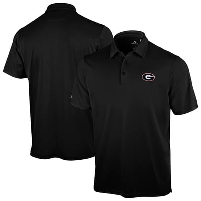 Georgia Bulldogs Antigua Unshakeable Solid Polo - Black