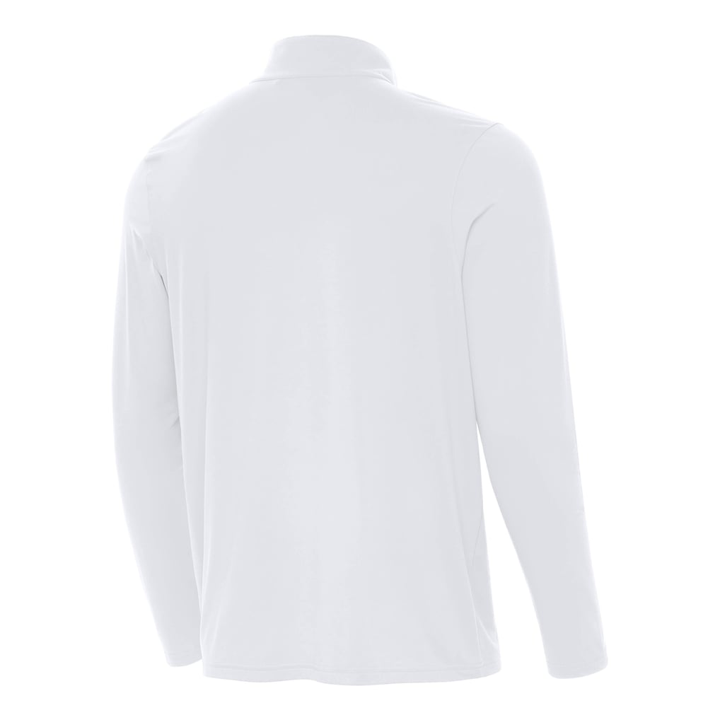 Men's Antigua White Georgia Bulldogs Intent Quarter-Zip Top