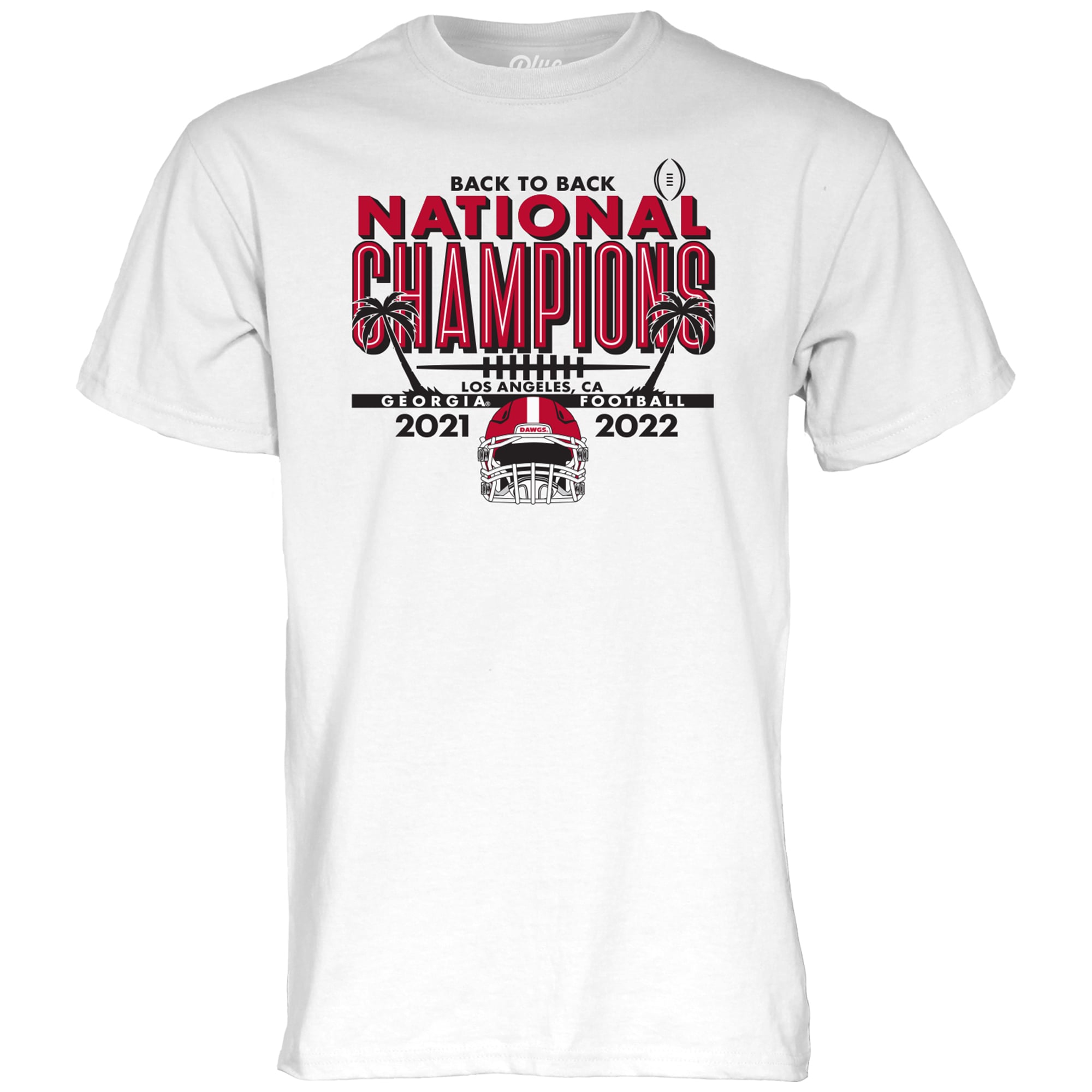 Men's Blue 84 White Georgia Bulldogs College Football Playoff 2022